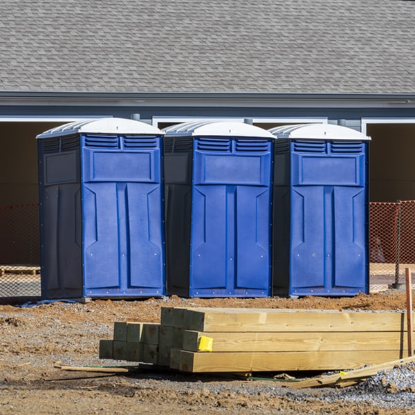 how can i report damages or issues with the portable restrooms during my rental period in Exeter Nebraska